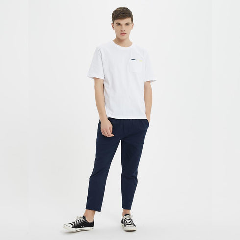 Boysnextdoor 白色拼接口袋T-Shirt